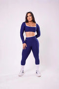 Conjunto Agatha Manga Longa em Suplex de Poliéster
