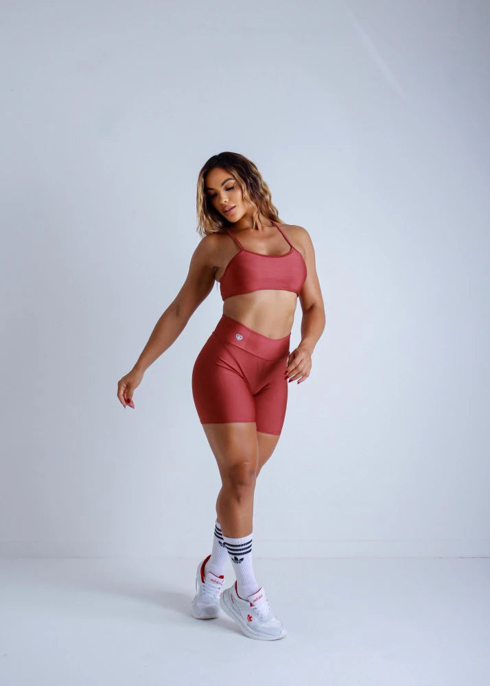 Conjunto Marina em Suplex de Poliéster com Detalhe em Argola