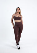Conjunto Ayla Calça com Bolsos e Top com Bojo em Poliamida