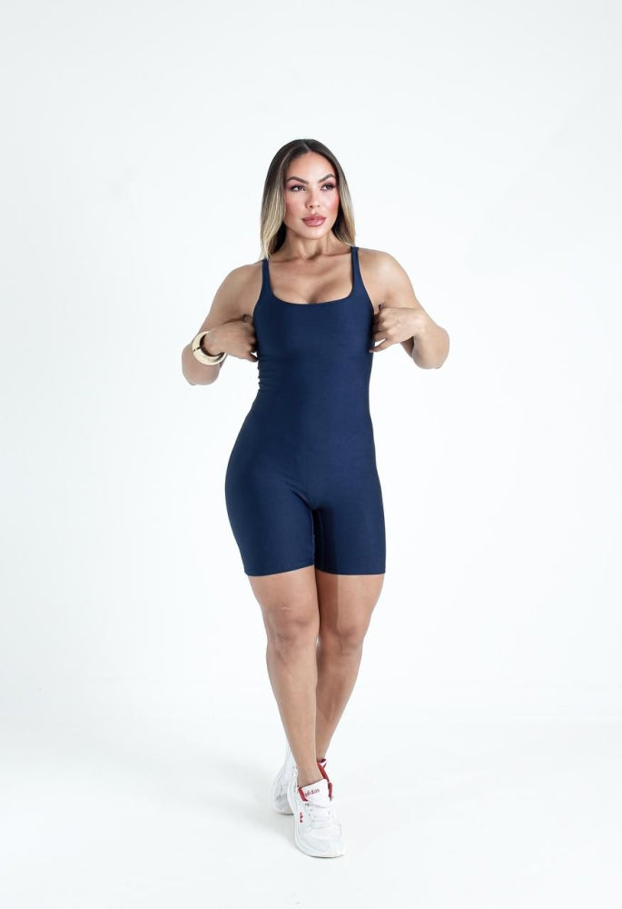 Macacão Ingrid Forrado em Suplex de Poliéster Gramatura 320