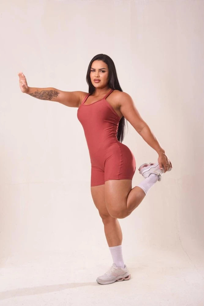 Macacão Letícia em Suplex de Poliéster